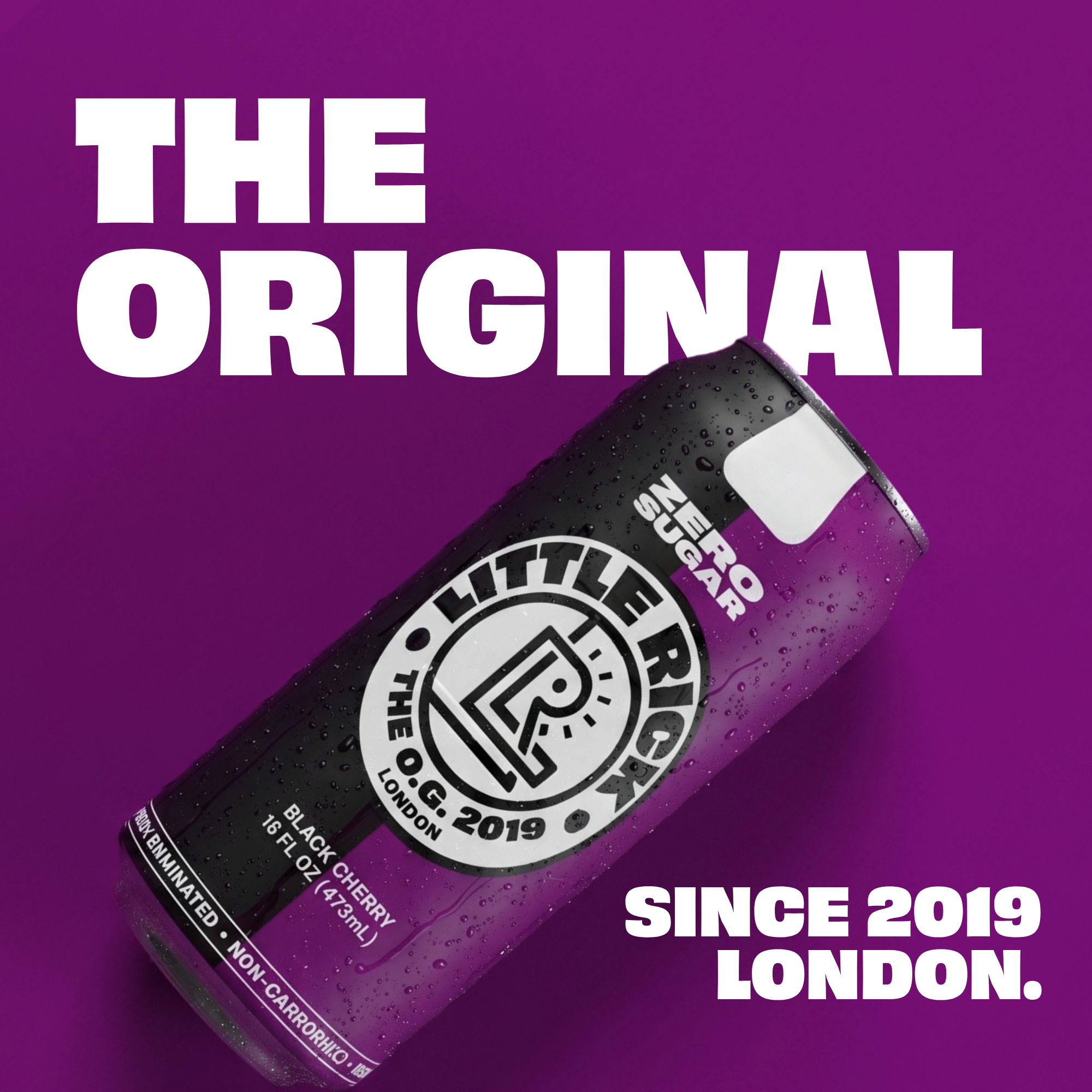 Little Rick Black Cherry can