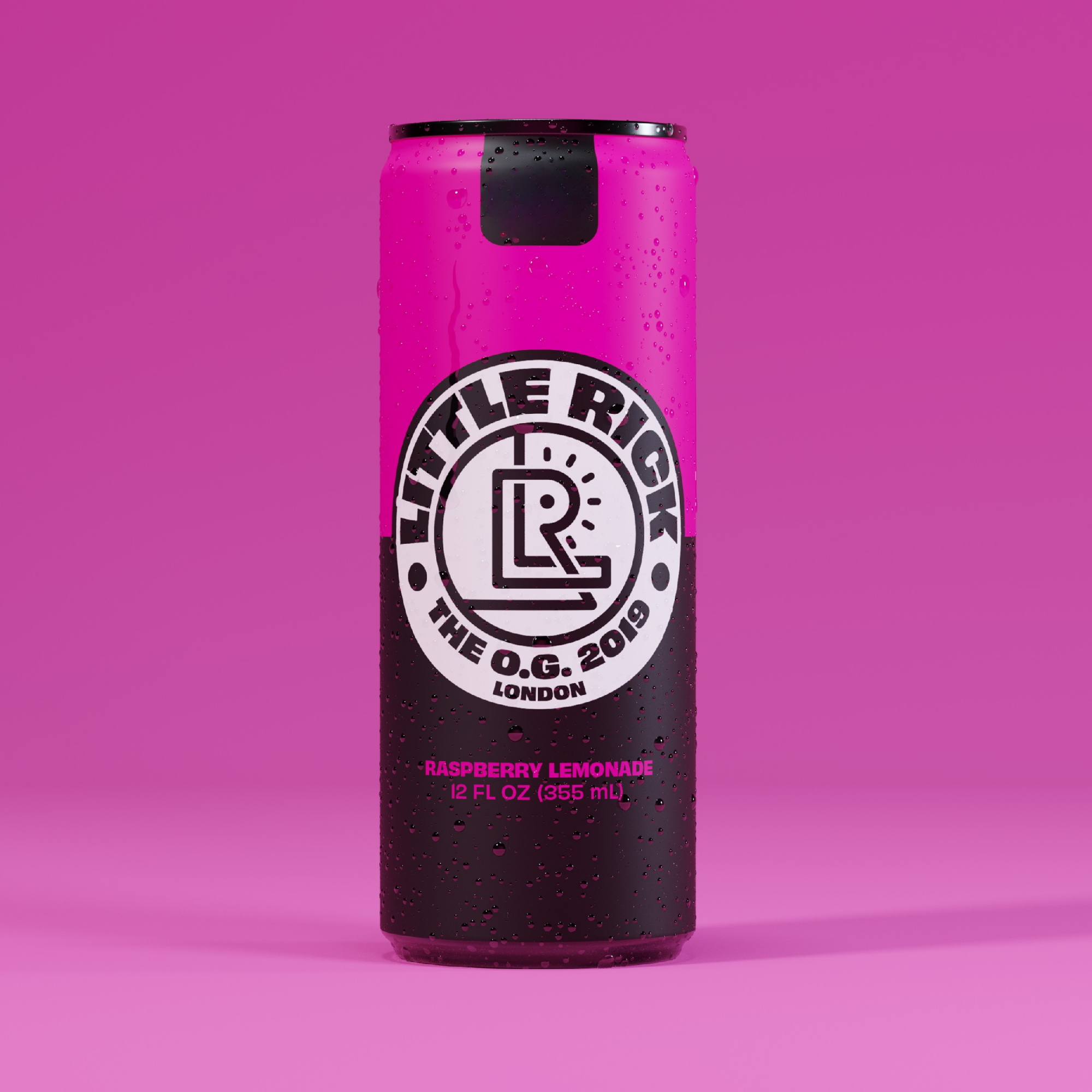 Little Rick Raspberry Lemonade can